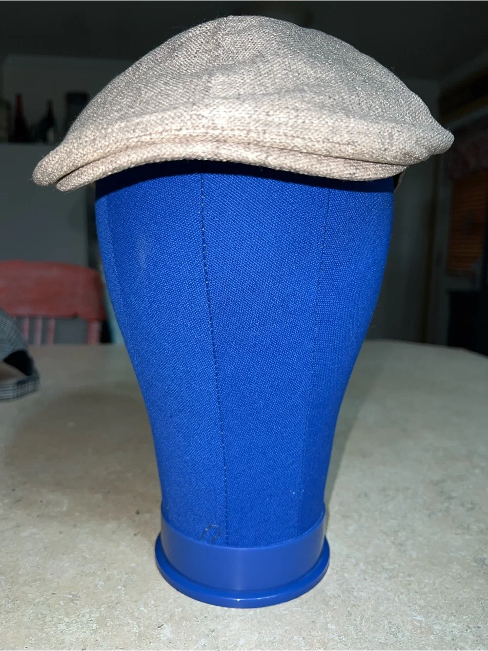 Beige Tweed Baker Boy Cap ‘Peaky Blinders’ cap